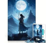 Le Puzzle de 1000 pièces La Princesse Guerrière pour Adolescents Jeu de logique et de développement Personnel Paisible et Amusant Bords Lisses Cadeau créatif 50x75cm