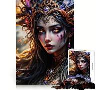 Le Puzzle de 1000 pièces La Reine des Elfes pour Adolescents Jeu Intelligent et Relaxant Assemblage du Motif Liste de souhaits du Père Noël 50x75cm
