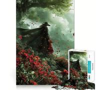 Le Puzzle de 1000 pièces La Sorcière Écarlate pour Adolescents Jeu de réflexion Simple et Amusant Découpe précise Père Noël Vœux 50x75cm