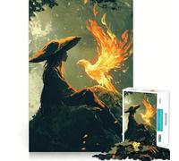 Le Puzzle de 1000 Pièces Rencontre Enflammée pour Adolescents Jeu de réflexion et de complicité, Découpe de Précision, Pièce de Collection Artistique 50x75cm
