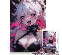 Le Puzzle de 1000 pièces Selene la Vampire Folle pour Adolescents, décoration Murale 50x75cm, pour Un Gain de mémoire et Une détente Lumineuse