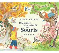 Le Puzzle de souris - Une année dans la nature - Alice Melvin - Albin Michel Jeunesse - Boîte ou accessoire - Jeux livres objets