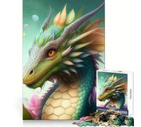 Le Puzzle Dragon Sagaeth pour Adolescents, 1000 pièces, Jouet Intelligent et apaisant, découpe Lisse, 38x26cm