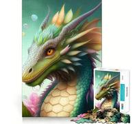 Le Puzzle Dragon Sagaeth pour Adolescents, 1000 pièces, Jouet Intelligent et apaisant, découpe Lisse, 38x26cm