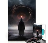 Le Puzzle du Magicien Noir pour Adolescents, 1000 pièces, Jouet cognitif, Loisir Silencieux, Bordure de qualité supérieure, Cadeau de Noël 50x75cm