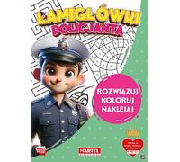 Le puzzle d'un policier avec des autocollants - Katarzyna Salamon (Buch auf Polnisch)