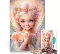 Le Puzzle Fairy Faith de 1000 pièces pour Adolescents Jeu de logique et de développement du Sens, Divertissement paisible, Bords Lisses, Cadeau créatif 50x75cm