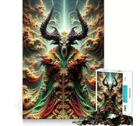 Le Puzzle Fractal Guardian de 1000 pièces pour Adolescents, Un Jeu de logique Stimulant, Une activité à Faire à la Maison, des Bords Nets, Un Cadeau précieux 50x75cm