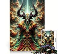 Le Puzzle Fractal Guardian de 1000 pièces pour Adolescents, Un Jeu de logique Stimulant, Une activité à Faire à la Maison, des Bords Nets, Un Cadeau précieux 50x75cm