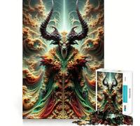 Le Puzzle Fractal Guardian de 1000 pièces pour Adolescents, Un Jeu Stimulant pour l'esprit, Un Passe-Temps Calme, Une découpe précise, Un Joli Cadeau 38x52cm
