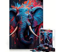 Le Puzzle L’éléphant Gracieux de 1000 pièces pour Adultes stimule la mémoire, Passe Un Moment agréable et Assemble Une Image d’Art 38x52cm