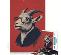 Le Puzzle La Chèvre Intellectuelle pour Adolescents, 1000 pièces, Jeu de réflexion, Jeu de Groupe, découpe de précision, Cadeau de Festival 50x75cm