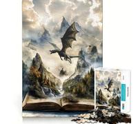 Le Puzzle La Chronique des Légendes de 1000 pièces pour Adolescents Un Jeu Stimulant pour l'esprit, Un Passe-Temps Calme, Une découpe précise et Un Joli Cadeau 38x52cm