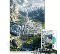 Le Puzzle La Cité Cachée pour Adolescents, 1000 pièces, Jeu cognitif, Loisir Silencieux, Bords de qualité supérieure, Cadeau de Noël 50x75cm