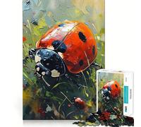 Le Puzzle La Coccinelle paresseuse pour Adultes, 1000 pièces, Jouet Intelligent et décoratif Mural aux découpes précises 38x52cm