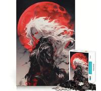 Le Puzzle La Lune de Sang de 1000 pièces pour Adolescents Un Jeu d'adresse pour stimuler Le Cerveau, Un Cadeau apaisant et créatif 50x75cm