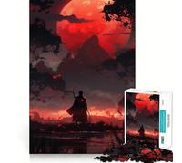 Le Puzzle La Lune de Sang de 1000 pièces pour Adultes Un Jeu intellectuel Relaxant et Amusant, Une œuvre d'art de qualité 38x52cm