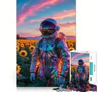 Le Puzzle La Maison d'or des astronautes de 1000 pièces pour Adolescents Un Jeu de logique et de réflexion Anti-Stress, aux découpes précises, Un Joli Cadeau 50x75cm