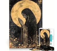 Le Puzzle La prière de la déesse de 1000 pièces pour Adolescents, Jeu de réflexion, activité à la Maison, découpe Premium, Cadeau de Noël 50x75cm