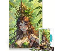 Le Puzzle La Reine de la Forêt pour Adolescents, 1000 pièces, Jouet cognitif, Loisir Silencieux, Bords de qualité supérieure, Cadeau de Noël 38x26cm