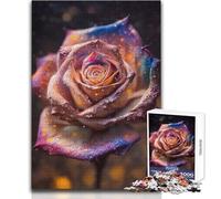 Le Puzzle La Rose de l'univers pour Adolescents 1000 pièces:Un Jeu éducatif et ludique Qui stimule la résolution de problèmes Une Excellente idée Cadeau Dimensions:50x75cm
