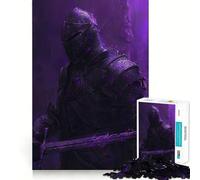 Le Puzzle Le Chevalier Violet pour Adolescents 1000 pièces, Un Jeu d'entraînement cérébral Simple et Amusant, Un Cadeau précieux 50x75cm
