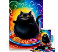 Le Puzzle Le Dévoreur 1000 pièces pour Adolescents, Jeu de logique Stimulant, activité à la Maison, Bords Transparents, Cadeau précieux 38x26cm