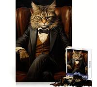 Le Puzzle Le Patron est Un Chat en colère de 1000 pièces pour Adolescents Un Jeu de logique et de réflexion Anti-Stress, aux découpes précises, Un Joli Cadeau 38x52cm
