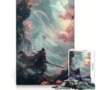 Le Puzzle Le Samouraï Loup pour Adolescents, 1000 pièces, Jouet cognitif, Loisir Silencieux, Bords de qualité supérieure, Cadeau de Noël 50x75cm