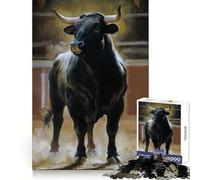 Le Puzzle Le Taureau Invaincu pour Adultes, 1000 pièces, Think Smart Toy, décoration Murale précise et élégante 38x52cm