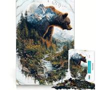 Le Puzzle Le Voyageur Solitaire pour Adolescents, 1000 pièces, stimule la mémoire, Passe-Temps, Bords Nets, Joli Cadeau 50x75cm