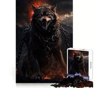 Le Puzzle L'emprisonnement des Loups de 1000 pièces pour Adolescents Un Jeu Stimulant et apaisant, idéal pour se détendre et s'amuser Découpe précise Joli Cadeau 38x52cm