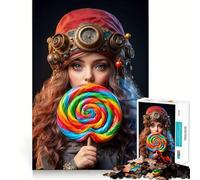 Le Puzzle Lollipop Muse de 1000 pièces pour Adolescents Jeu de logique Stimulant, détente et créativité Cadeau d'anniversaire Surprise 38x26cm