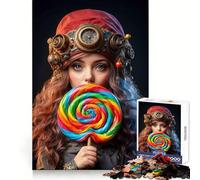 Le Puzzle Lollipop Muse de 1000 pièces pour Adultes, Jeu Mental apaisant et Amusant, découpe de qualité supérieure, Cadeau d'anniversaire 38x52cm