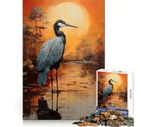 Le Puzzle Marabou Cigogne pour Adolescents, 1000 pièces, Jeu de logique et de réflexion, Calme et Amusant, Bords Lisses, Cadeau d'anniversaire 38x52cm