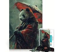 Le Puzzle mystérieux Panda de 1000 pièces pour Adolescents Jeu de réflexion et d'évasion apaisant Cadeau attentionné 38x26cm