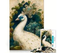 Le Puzzle Paon 1000 pièces Niveau Difficile Renforce la mémoire Soulage Le Stress Bords de qualité supérieure Pièce d'art 38x52cm