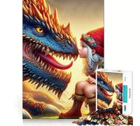 Le Puzzle Rencontre enchanteresse pour Adolescents, 1000 pièces, stimule la mémoire, Plaisir Lent, Bords Nets, Cadeau de Noël 50x75cm