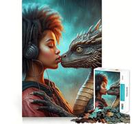Le Puzzle Rencontre Mystique pour Adolescents, 1000 pièces, Jeu de réflexion, Jeu de Groupe, découpe de précision, Cadeau de Festival 50x75cm