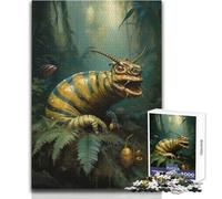 Le Puzzle surréaliste Escargot Tigre 1000 pièces pour Adolescents Une activité éducative, logique et Amusante, Un Cadeau Unique et Plein de tendresse Dimensions 38x52 cm