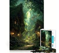 Le Puzzle Whispering Vale pour Adultes, 1000 pièces, Jeu de réflexion Stimulant, Collection Clear Cut Art 38x26cm