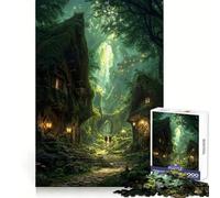 Le Puzzle Whispering Vale pour Adultes, 1000 pièces, Jeu de réflexion Stimulant, Collection Clear Cut Art 38x26cm