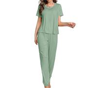 Le pyjama Joker pour femme peut être porté à l'extérieur avec des costumes d'été simples, confortables et décontractés pour femmes européennes et américaines., #2, XL