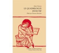 Le quadrilogue invectif - Alain Chartier - Honore Champion - broché - Essai