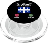 Le Québec m’Appelle drôle Humour francophone expatriés PopSockets PopGrip pour MagSafe