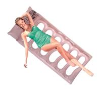 Le Radeau Flottant De Bronzage Est Un Article Gonflable pour Piscine Et Plage Conçu pour La Détente Et Le Plaisir dans l'eau. Ce Flotteur Polyvalent Est Parfait pour Les Lacs, Les Piscines, Centre