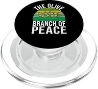 Le rameau d'olivier de la paix Un amateur d'olives PopSockets PopGrip pour MagSafe