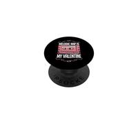 Le Rap mélodique est Mon Amour de cœur drôle pour la Saint-Valentin PopSockets PopGrip Adhésif