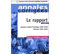 Le rapport PARUTION ANNULEE Assistant médico-technique infirmier sessions 2001 - Collectif - Documentation Francaise - broché - Revue