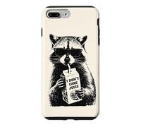 Le Raton Laveur drôle Boit du Jus, Je m'en Fiche Coque pour iPhone 7 Plus/8 Plus
